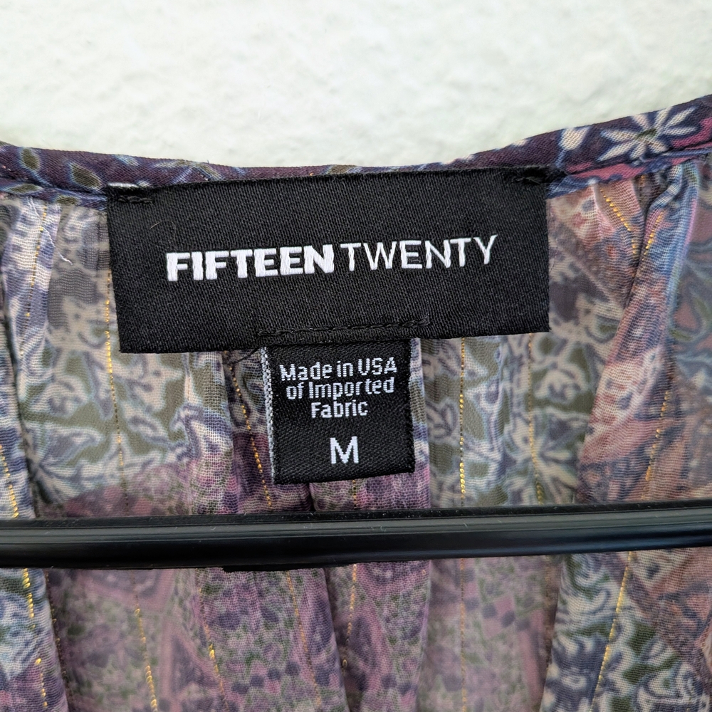 Patterned Cold Shoulder Top - Picture 3 of 4